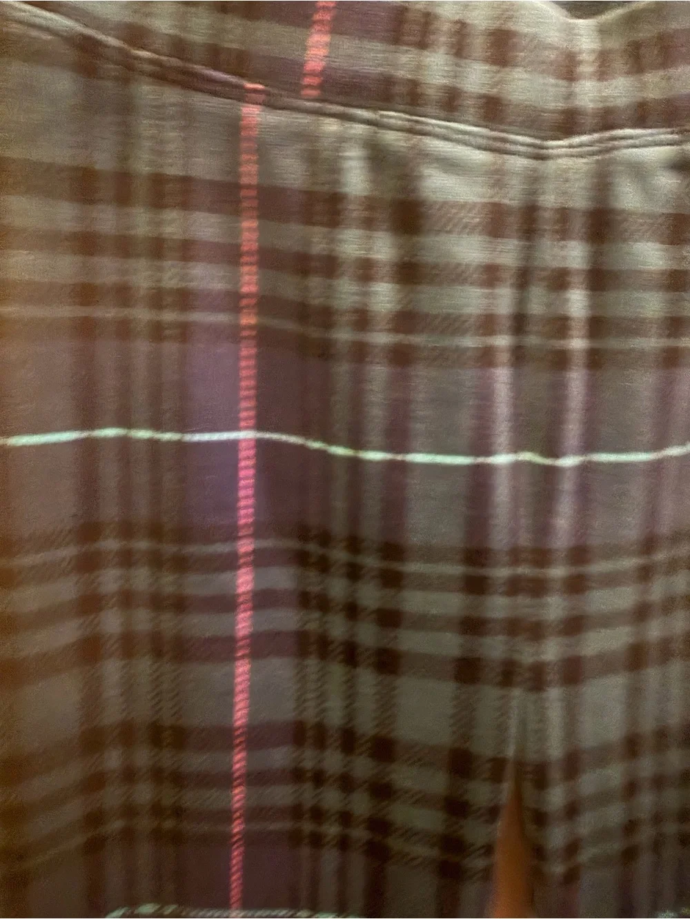 Vineyard Vines Teal and Black Plaid Leggings
